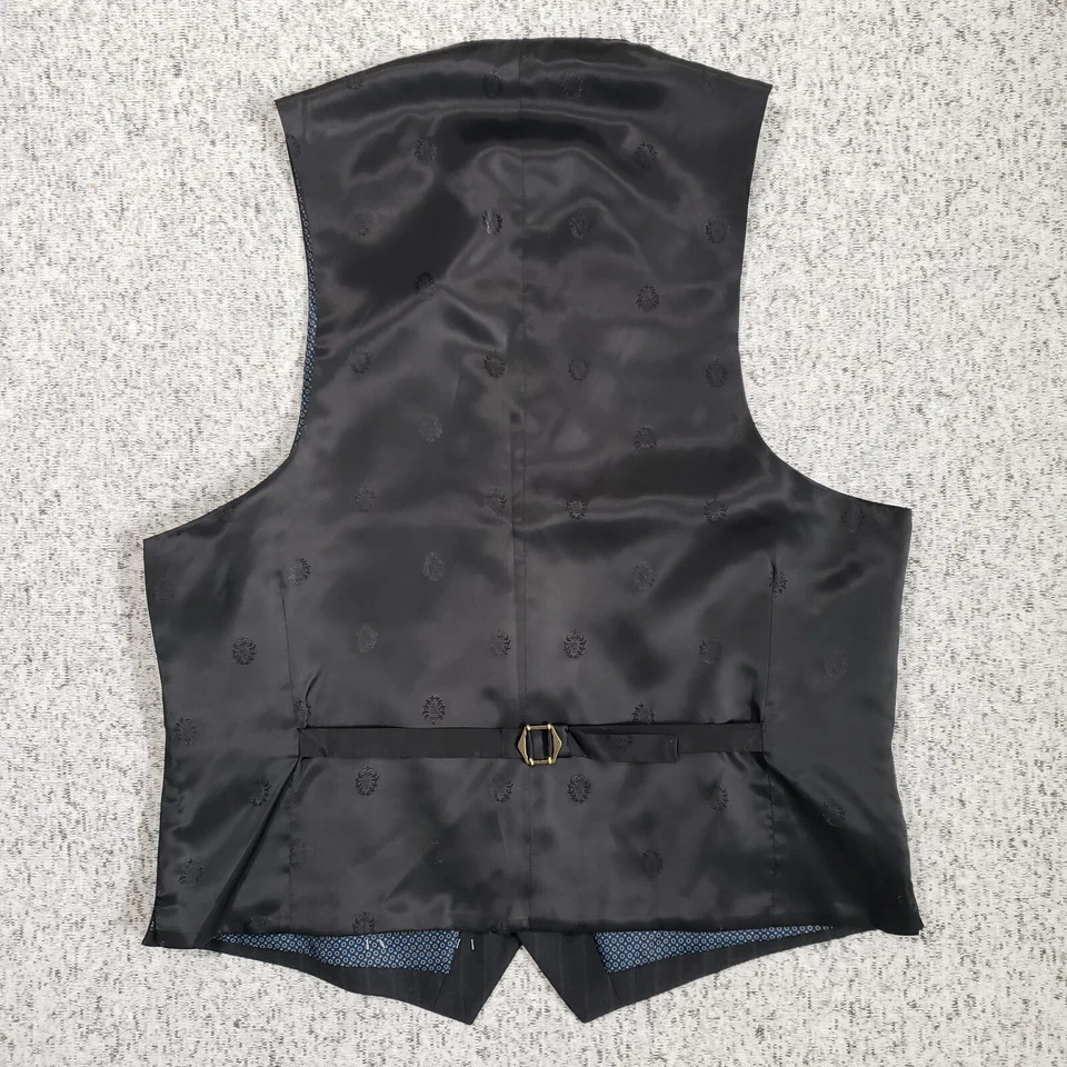 NWT Lauren Ralph Lauren Hitchcock Vest Mens M Charcoal Gray Brown Classic Fit - Image 2 of 4