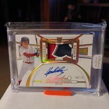 2023 Masataka Yoshida Flawless 8/10 Rookie Patch Autograph Gold on card Auto