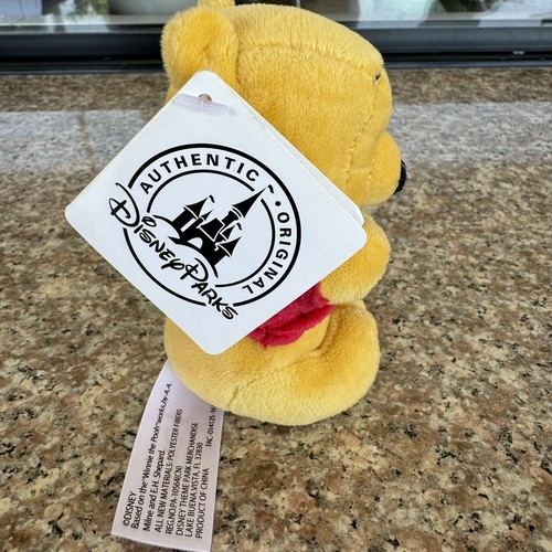 Disney Parks Toy Winnie The Pooh Bear Magnet Hands Plush 5” - 第 6/9 張圖片