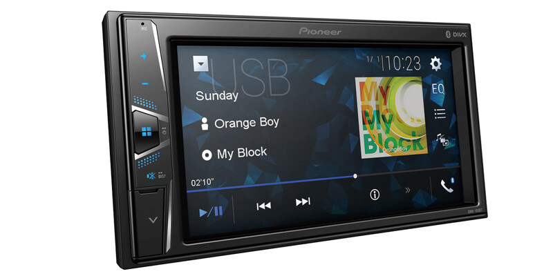 Pioneer DMH-100BT Bluetooth Media Player Android iPhone USB Aux 4