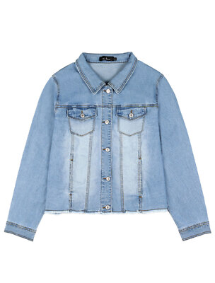 Women's Classic Plus Size Denim Jacket