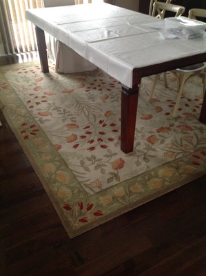 Pottery Barn Adeline Wool Rug 8 X 10 Gently Used Ebay