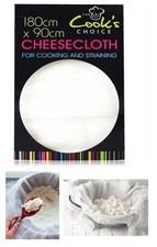180CM X 90CM CHEESE CLOTH MUSLIN STRAIN CHEESE MAKING DRAIN STRAINING STEAMING 