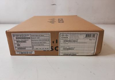 NEW Cisco CP-9971 Charcoal Touchscreen IP Phones CP-9971-C-K9