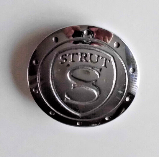 STRUT CUSTOM WHEELS CHROME SNAP-IN CENTER CAP. 3