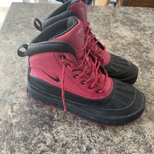 Nike ACG Woodside 2 Boots Kids Size 5.5Y Red 524872-601 Duck Boot