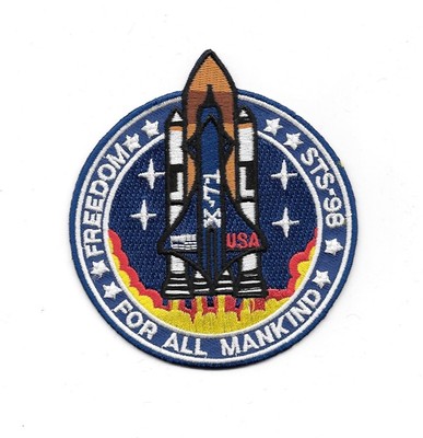 Armageddon Movie Freedom STS-98, X-71 3 Embroidered PATCH 