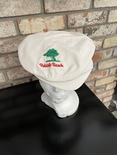 Vintage Pebble Beach Golf Flat Hat with Button Bill
