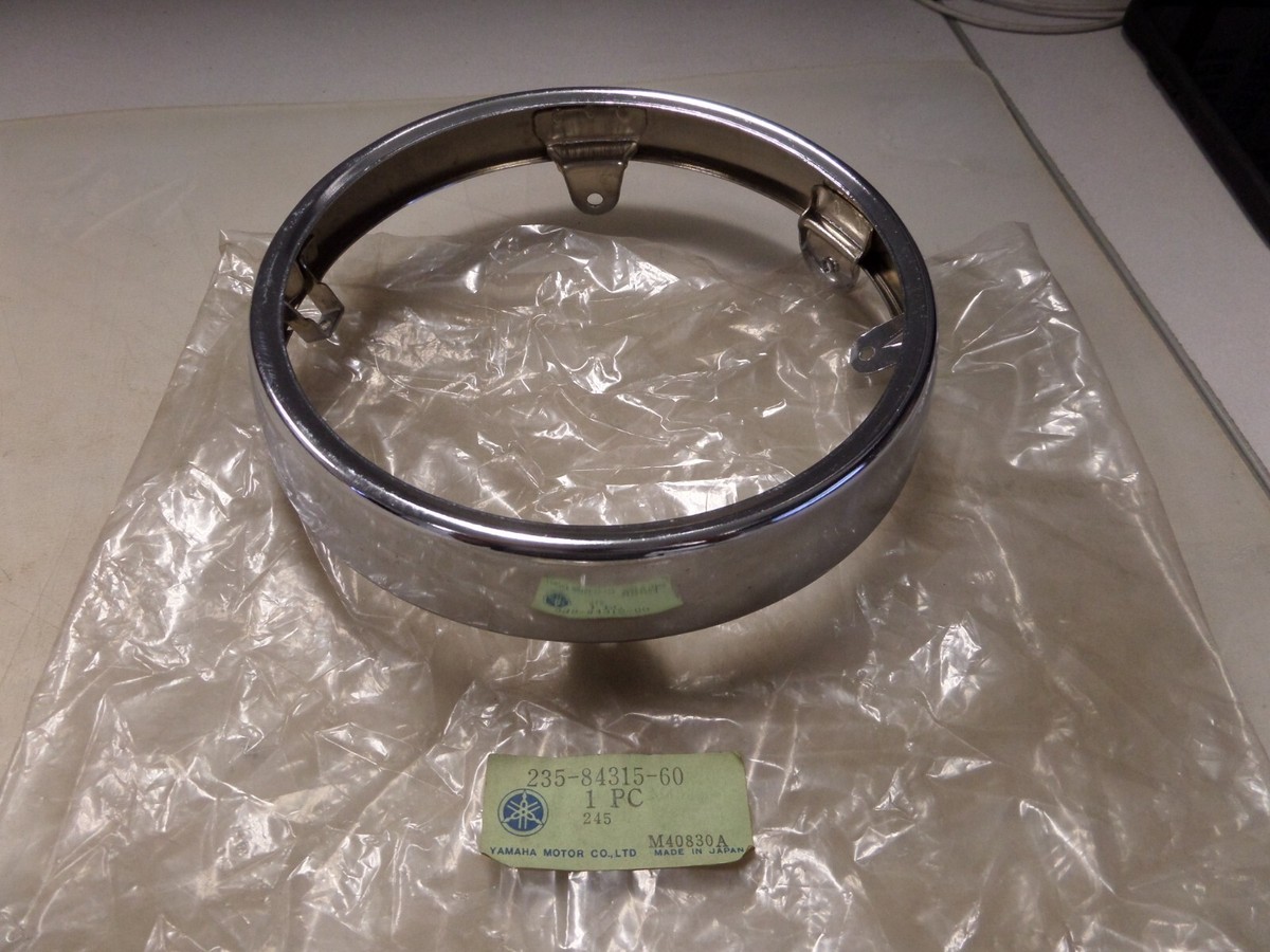 ① sm-51 NOS Yamaha OEM Head Lamp ISO Rim 1969-1970 DS6 1972 DS7 1969 R3