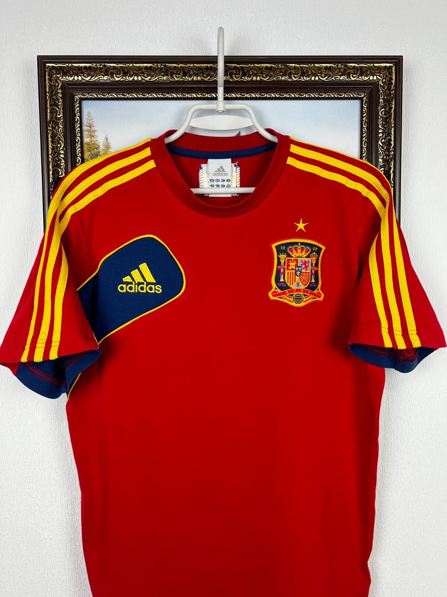 専用90s adidas soccer SPAIN game shirts Spain 1994/96 ADIDAS Home Football Shirt M/L 90s Vintage Soccer