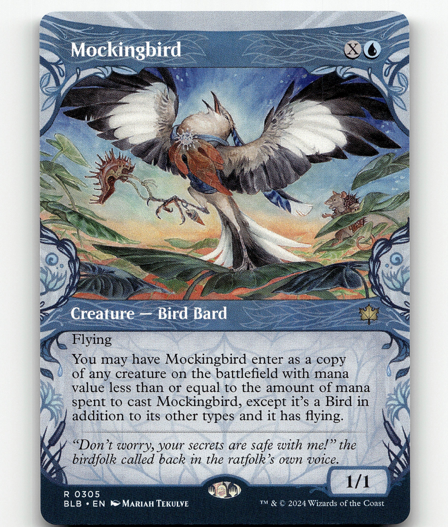 MTG Mockingbird (Showcase) #305 - Bloomburrow | eBay