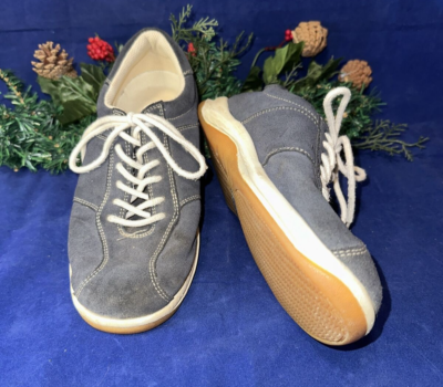 Land's End Blue Suede Sneaker Women's US Size 7 B #83088 Clean! | eBay