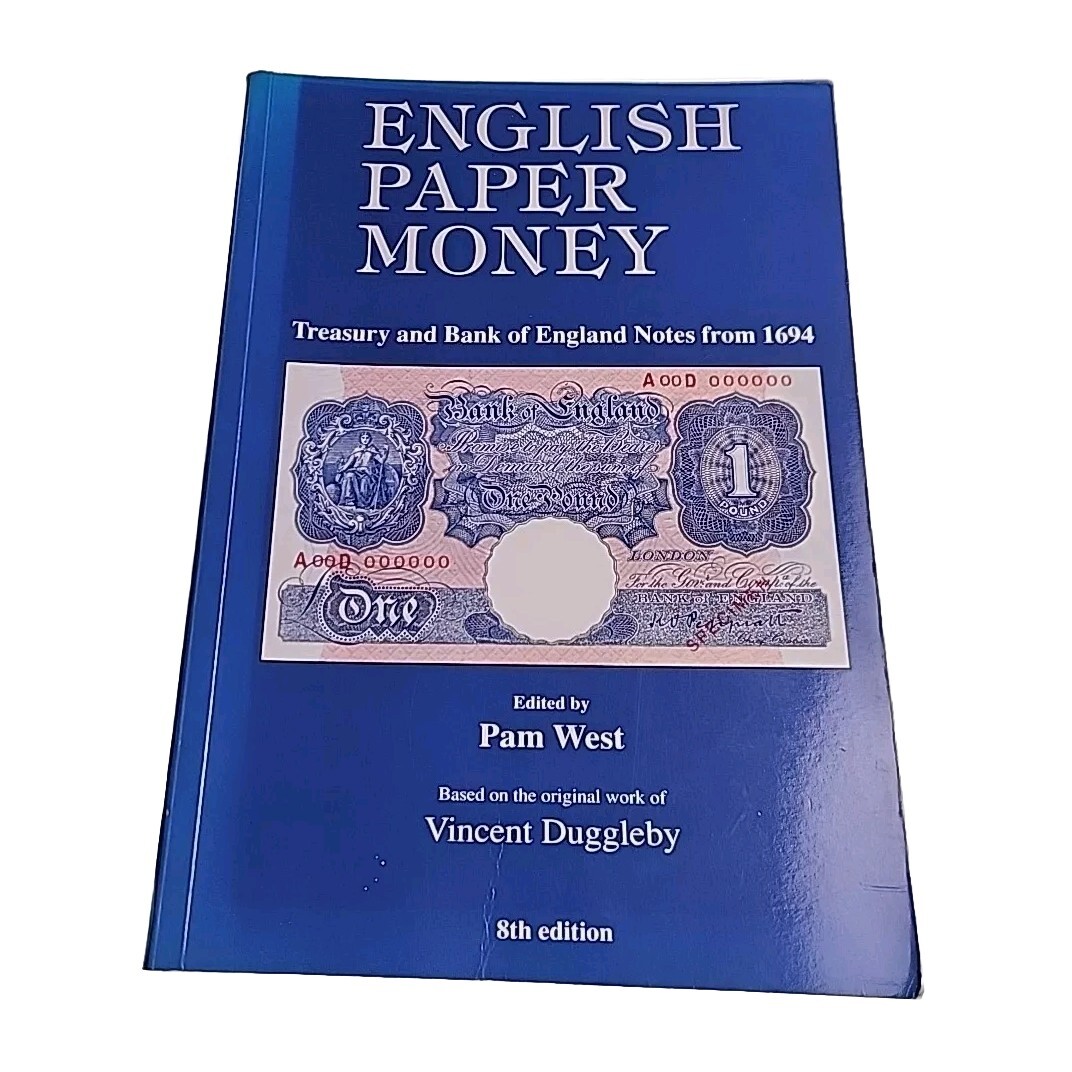 English Paper Money Pam West Vincent Duggleby 2011 Paperback Book