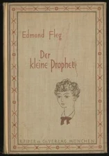 EDMOND FLEG / EIN KELINER PROPHET 1st Edition 1927