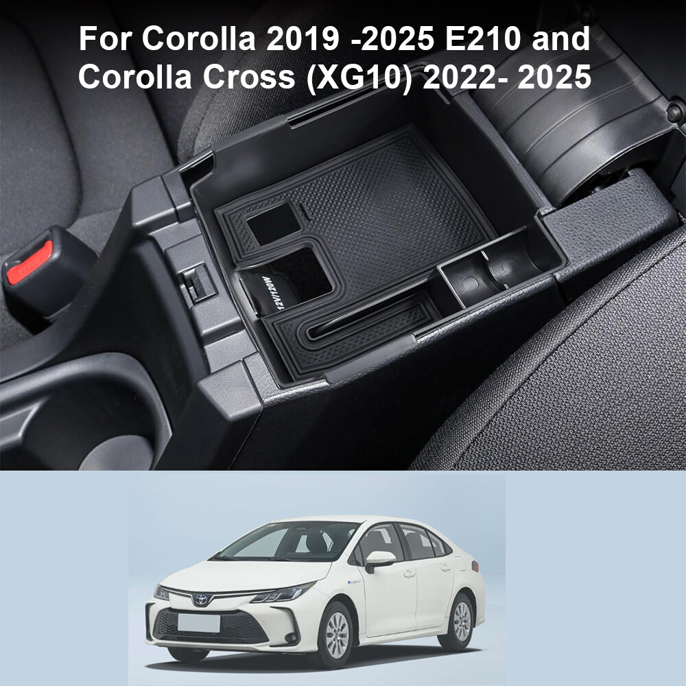 Armrest Box Fit Corolla E210 2019-25 Center Console Storage Tray Accessories