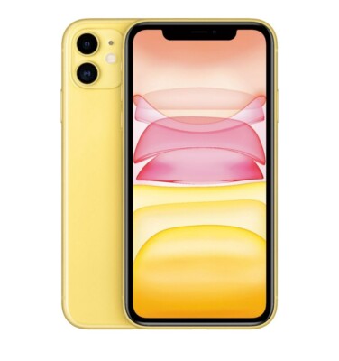 Pre Owned Apple iPhone 11 64GB Black, Yellow And Gray, Fully Unlocked
