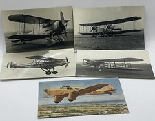 Old Postcards, Aircraft, Bristol Fighter, Vimy, Hawker Fury, Gauntlet etc.