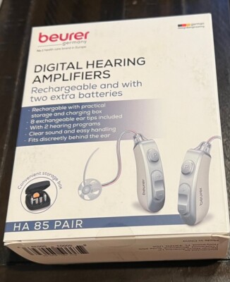GENUINE Beurer - HA85 Digital Hearing Amplifiers -  BATTERIES NOT INCLUDED