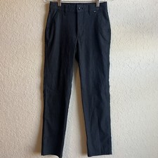 VANS Boy's Authentic Chino Stretch Pants Black Size 10