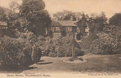 RYDAL MOUNT, WORDSWORTH'S HOME, Cumbria - Vintage POSTKARTE