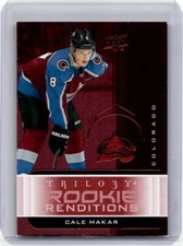 2019-20 Upper Deck Trilogy Rookie Renditions Rookie Red Cale Makar RC /799