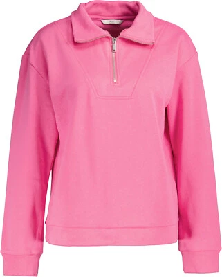 NEU! ONLY Damen Sweatshirt *ONLEVERY L/S ZIP SWEATSHIRT PNT*, pink, L - Bild 1 von 4