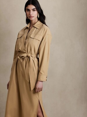 popover shirt dress Linen Popover Shirtdress - Starry Stripe