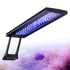 hygger Marine Led Aquarium Light Full Spectrum Reef Coral Saltwater Fish Tank