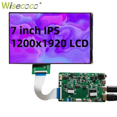 7'' 1920x1200 LCD Display Raspberry Pi 4 Support TV Box HDMI Controller Board