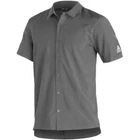 NEW Adidas Sideline 21 Full Button Polo Primegreen Aeroready Gray Shirt Men's XL