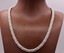 thumbnail 1 - 18" Italian Diamond Cut Byzantine Link Necklace Sterling Silver 925 