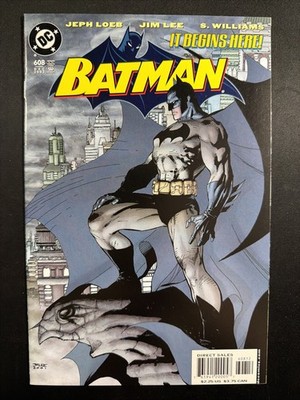 Batman #608 2002 2nd Print Jim Lee Cover Variant Hush DC Comics VF *A17
