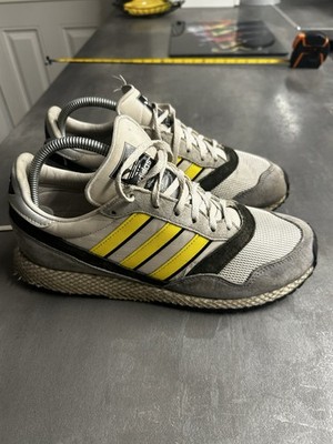 Adidas Ashurst SPZL Spezial UK7,5 grau gelb schwarz Terrasse Laufen siehe Bilder
