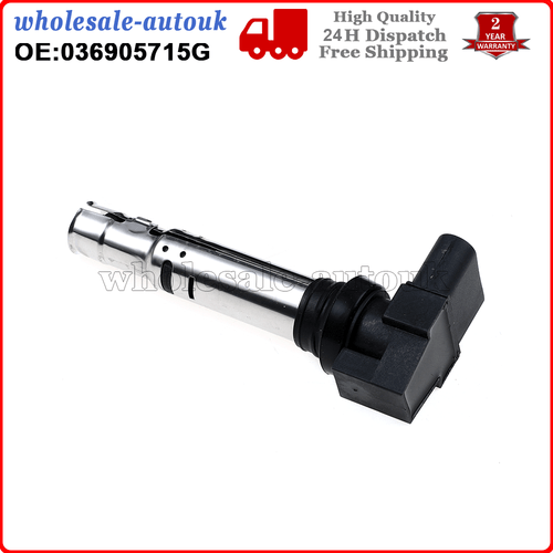 NEW IGNITION COIL FOR VW POLO SEAT IBIZA SKODA FABIA 1.4 TFSI 036905715G - Picture 7 of 8
