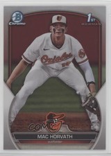 2023 Bowman Draft Chrome Refractor Mac Horvath #BDC-90 12g7