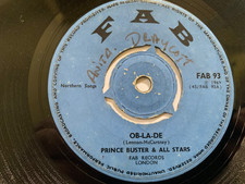 Prince Buster & All Stars, Ob-La-De/ Wreck A Pum Pum 7" vinyl, 1969