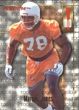1996 Fleer #163 Marcus Jones RC - FB