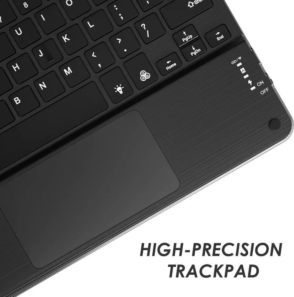 Universal Keyboard Case and Mouse for 7 - 11 inch Tablets with Touchpad Backlit - Image 3 of 4