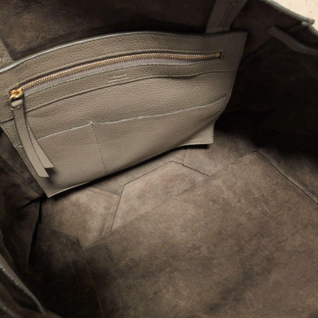 CELINE Cabas Phantom Structured Leather Tote Bag … - image 23