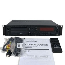 TASCAM CD-RW900mkII CD-RW900mk2 CD Recorder w/ Accessories Tested Japan MG01 5.0