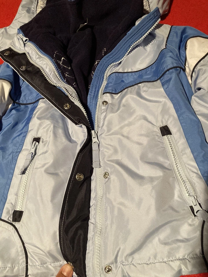 切诺基男孩加绒衬里夹克蓝色 XS/4-5 码 — 第 4/4 张图片