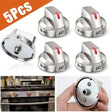 5-New For Samsung Range Oven DG68-00101B DG64-00472A Gas Stove Replacement Knobs