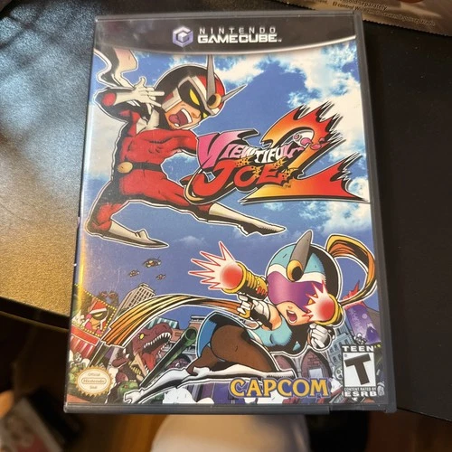 Viewtiful Joe 2 Nintendo GameCube Black Label Complete Manual