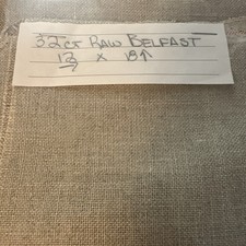 32 Count Raw Belfast Linen 12 X 18 Cross Stitch Fabric