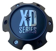 Wheel Hub Cap KMC XD Satin Black 6 Lug Bolt On XD820/XD835 Wheel Center Cap