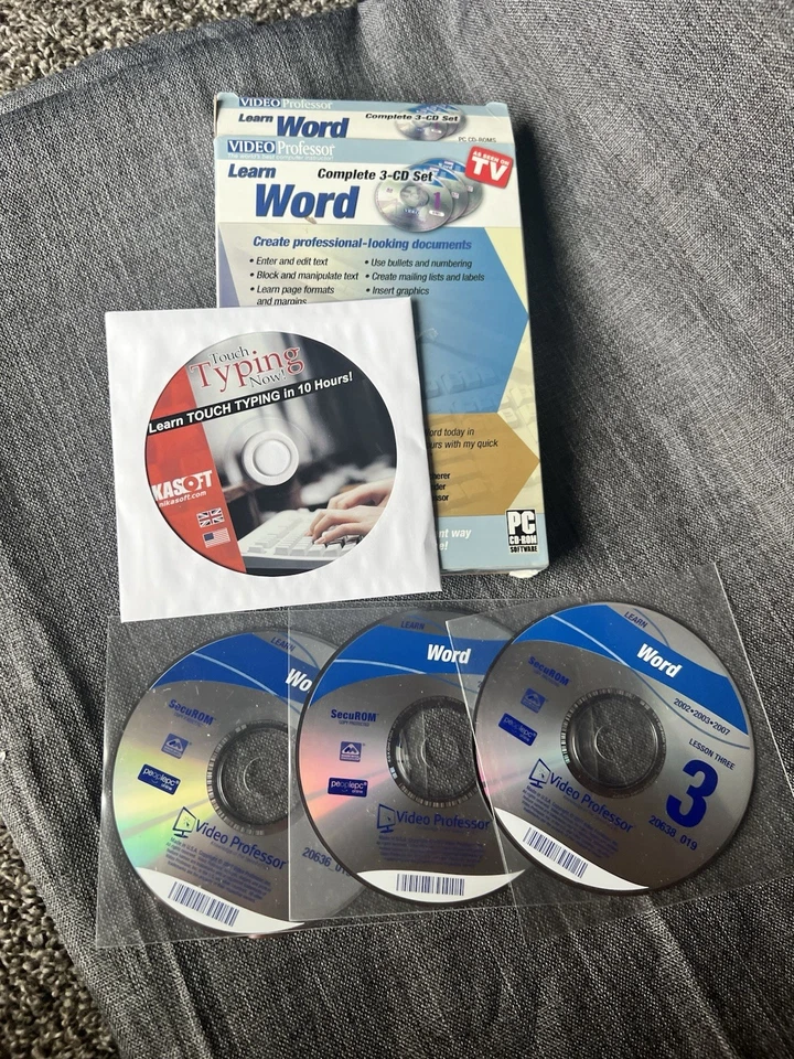 Video Professor Learn Word Complete 3 CD Set - Image 2 of 2