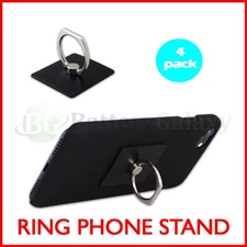 4-Pack Rotating Finger Ring Cell Phone Holder Stand Universal 360°