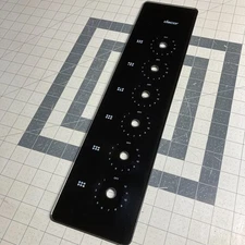 Dacor OEM Cooktop Glass Control Panel 82547 82547B ECC46 ECC46B (4-1/2"x18-1/4")