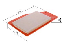 BOSCH Luftfilter F 026 400 635 Filtereinsatz für OPEL INSIGNIA Sport Z18 Sports