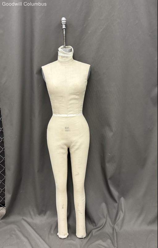 Rampaul Clothing Co Full Body Female Linen Dress Form Mannequin Est 1981 PICKUP